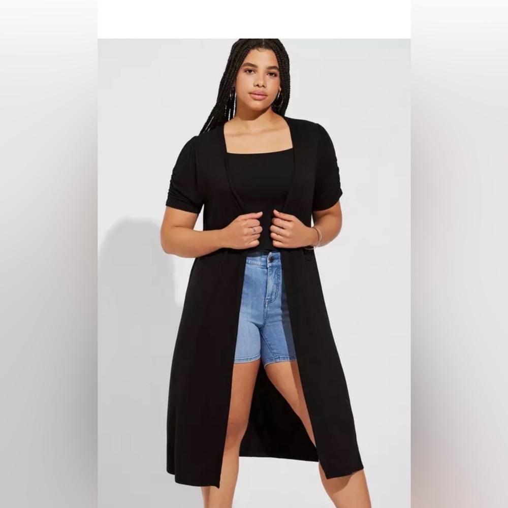 Torrid Fit & Flare Duster Cardigan